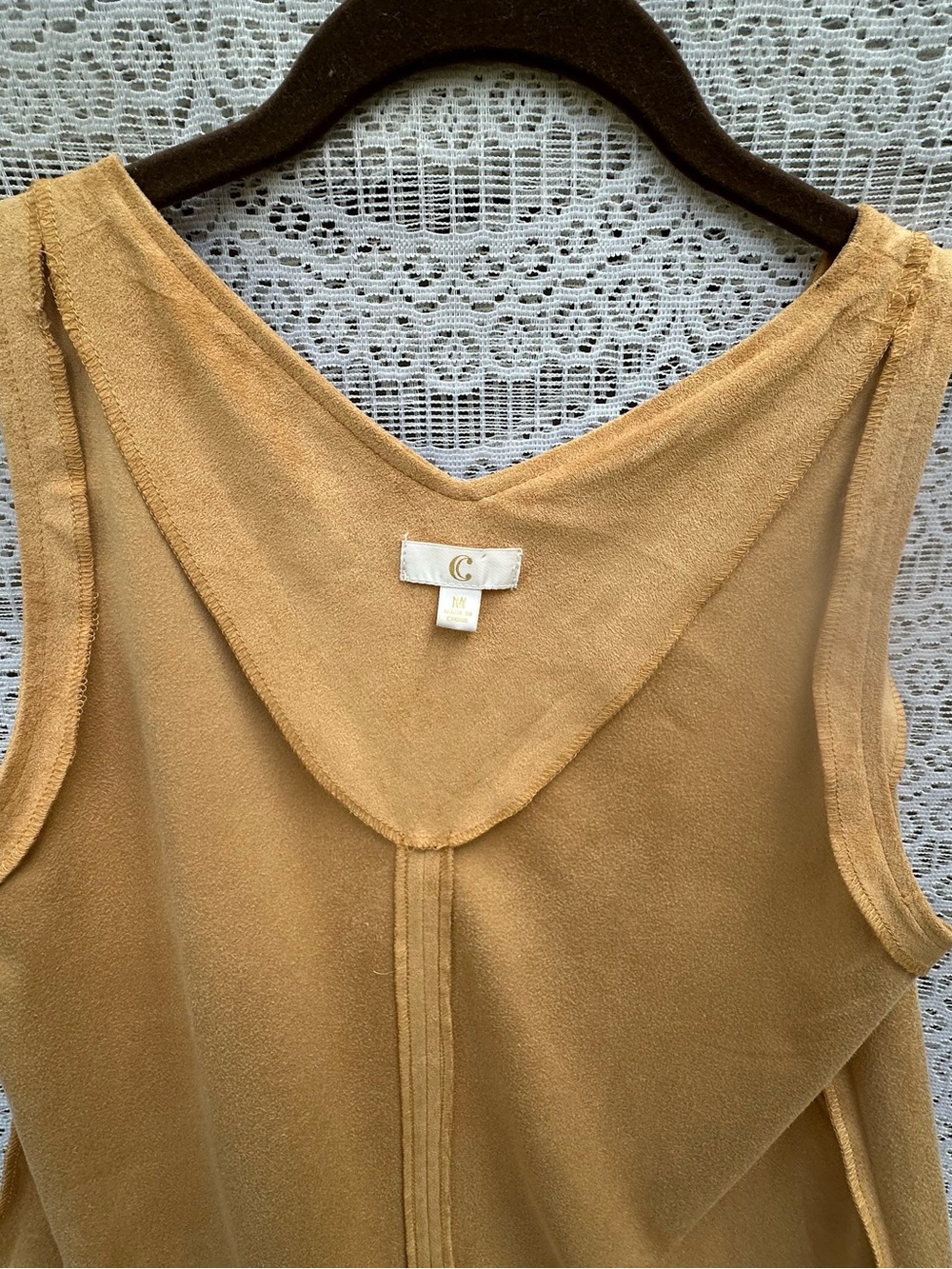 Gold “C” Brand Ultrasuede Spandex modified Dress - Picture 12 of 16